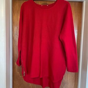 Michael Kors Red Knit Sweater